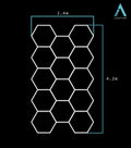 Single Garage Classic - HEXA LED Lighting System