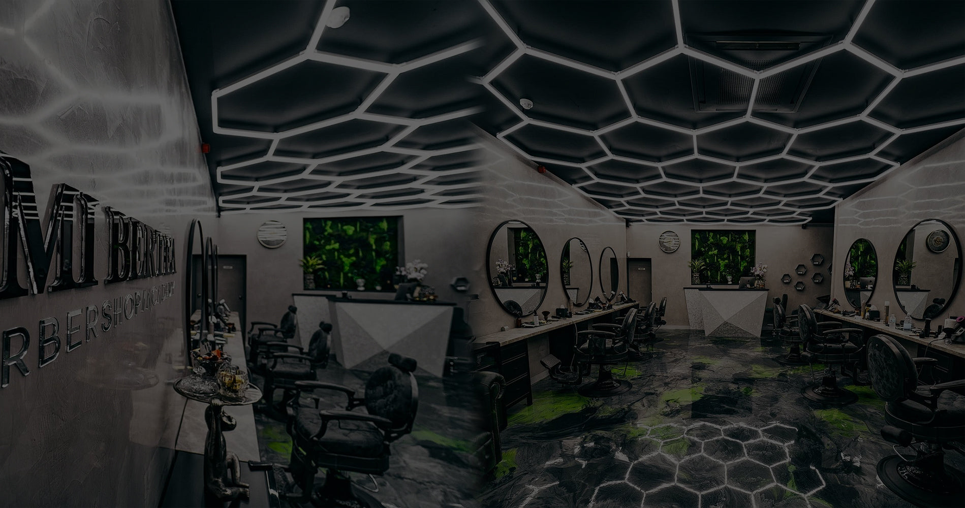 HEXA hexagon LED lighting brand showcase demonstrating the full Australian hex lighting range