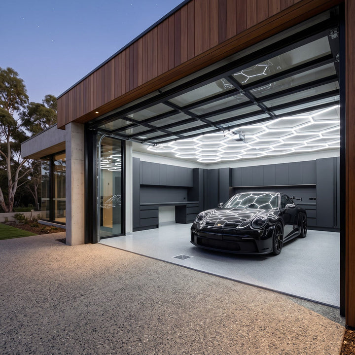 Why Do Car Shops Use Hexagon Lights? A Detailer's Guide