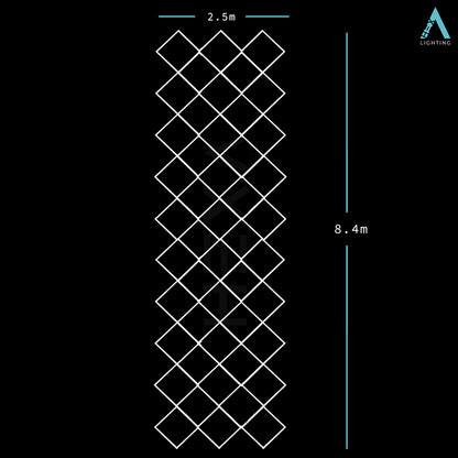 Argyle Diamond Grid - LED Lighting System