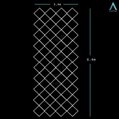 Argyle Diamond Grid - LED Lighting System
