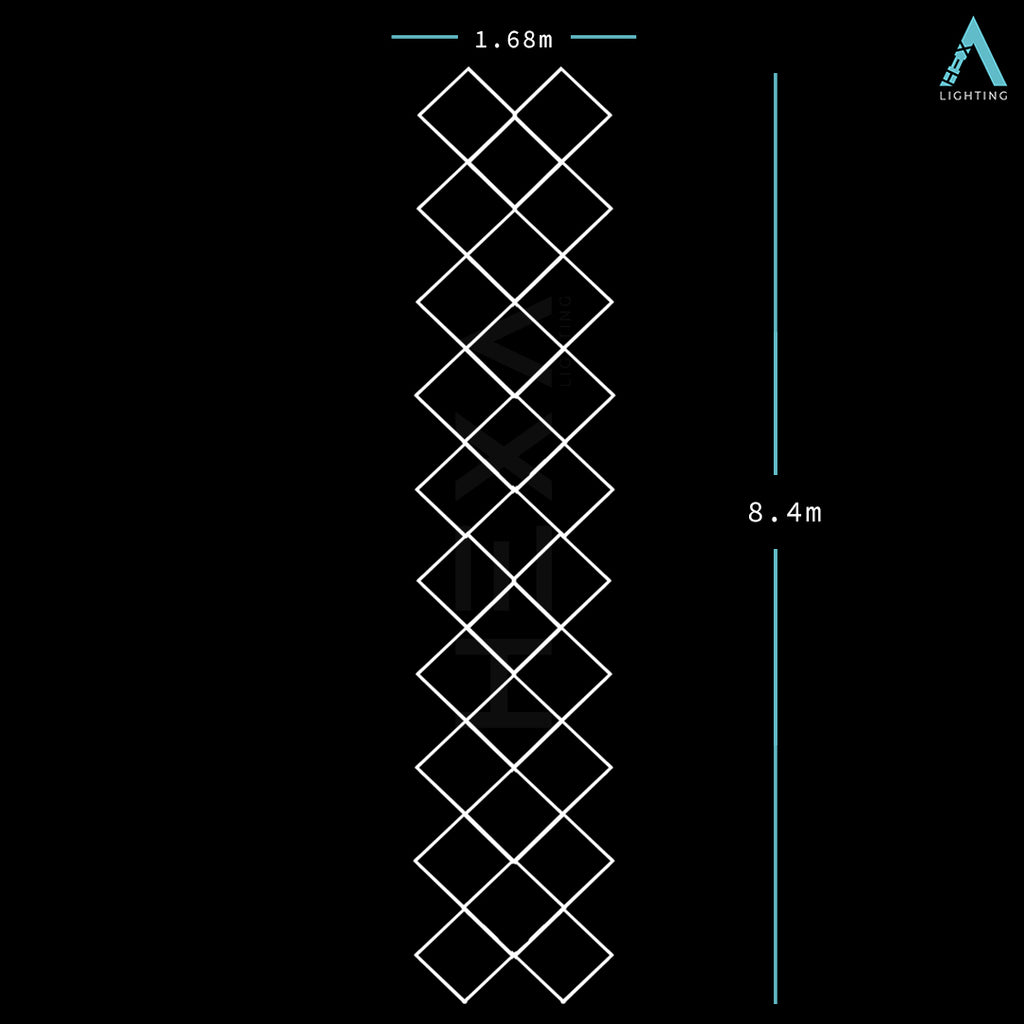 Argyle Diamond Grid - LED Lighting System