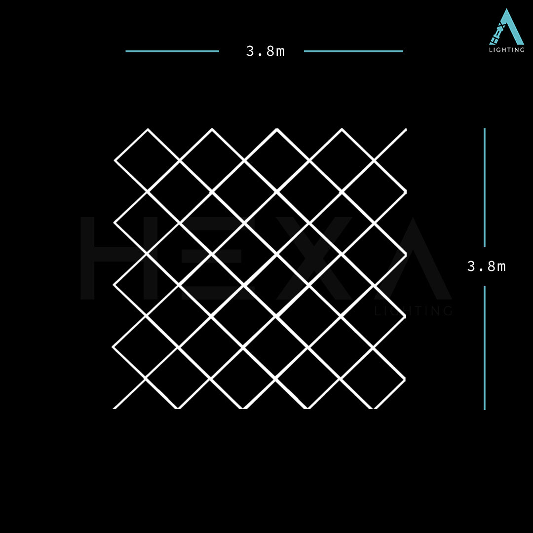 Cube Diamond Grid LED Lighting | HEXA Australia