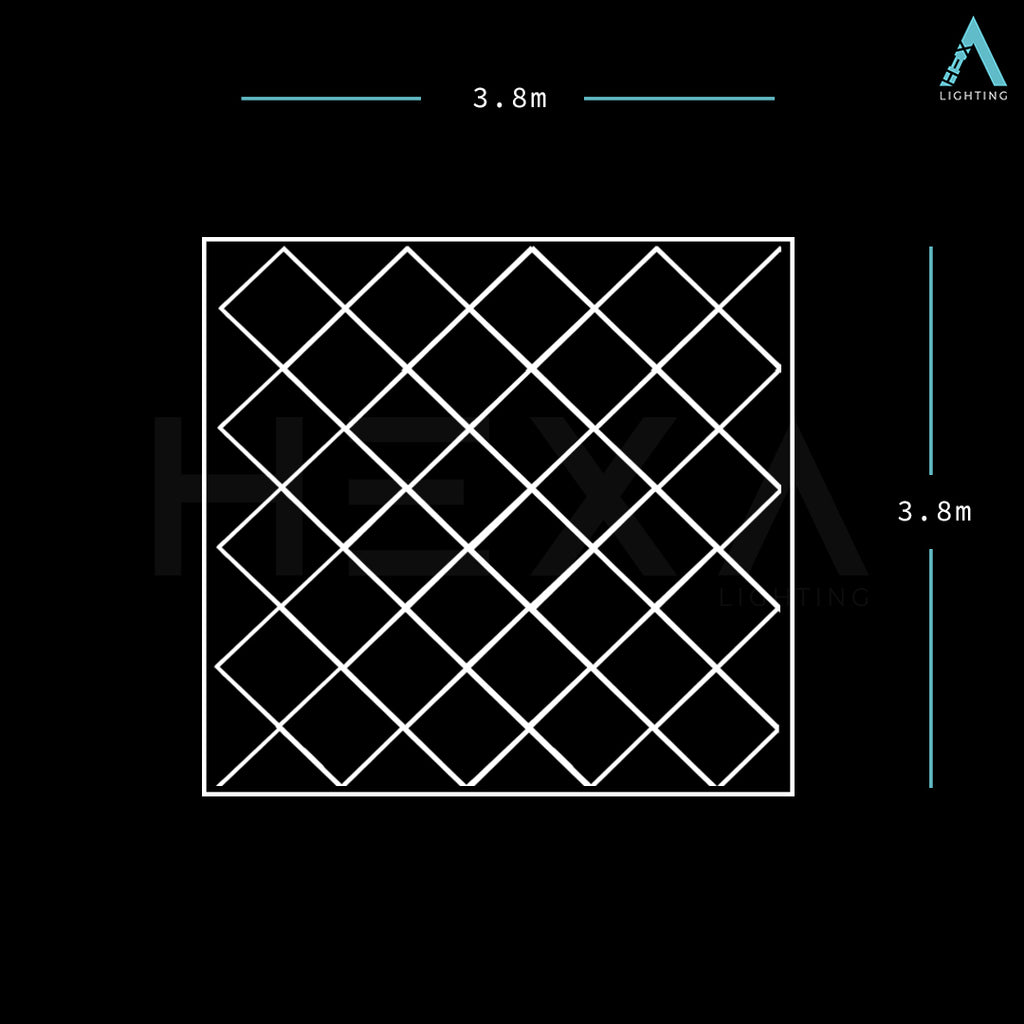 Cube Diamond Grid - LED Lighting System