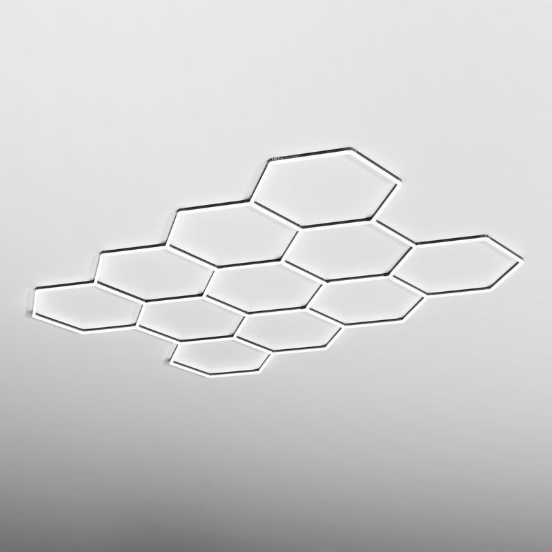 Dodeca Grid Classic - Hexagon LED Lighting Fixture DODECA