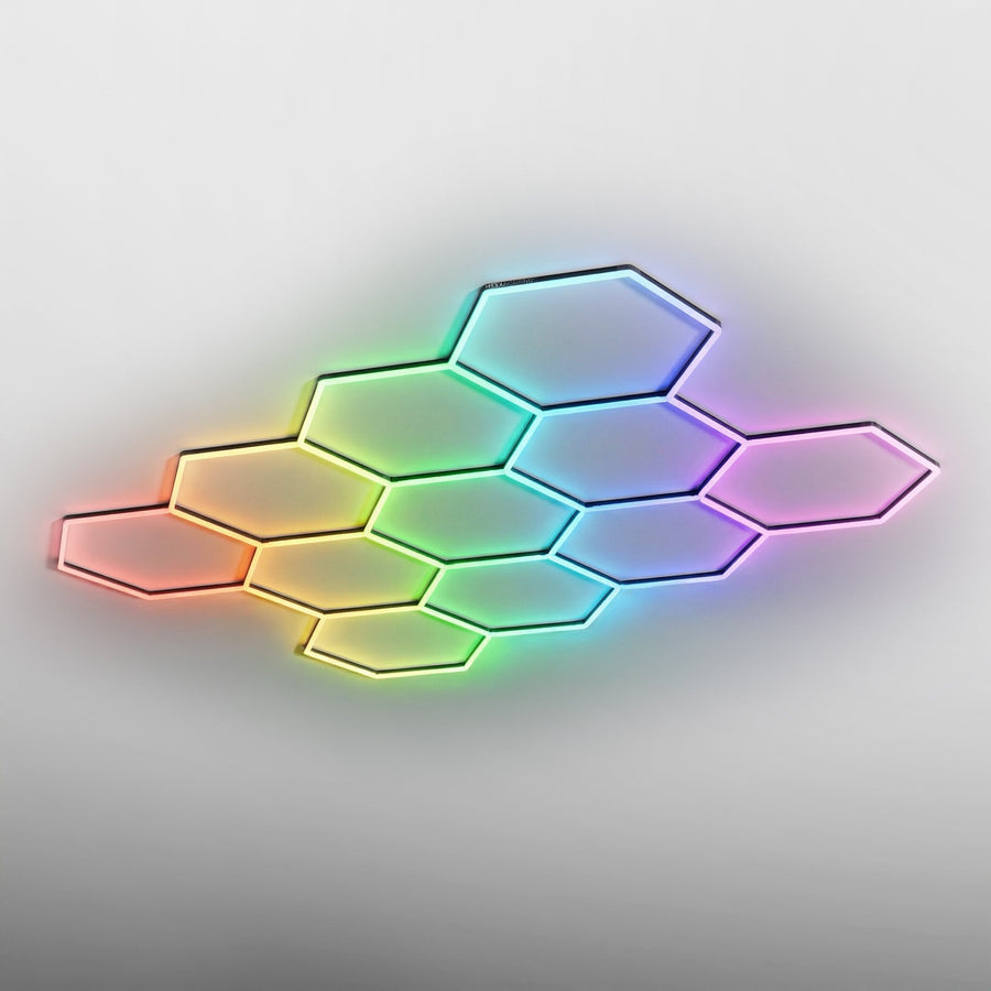 Dodeca RGBW Hexagon Lighting Fixture (placeholder image, RGBW photography pending)