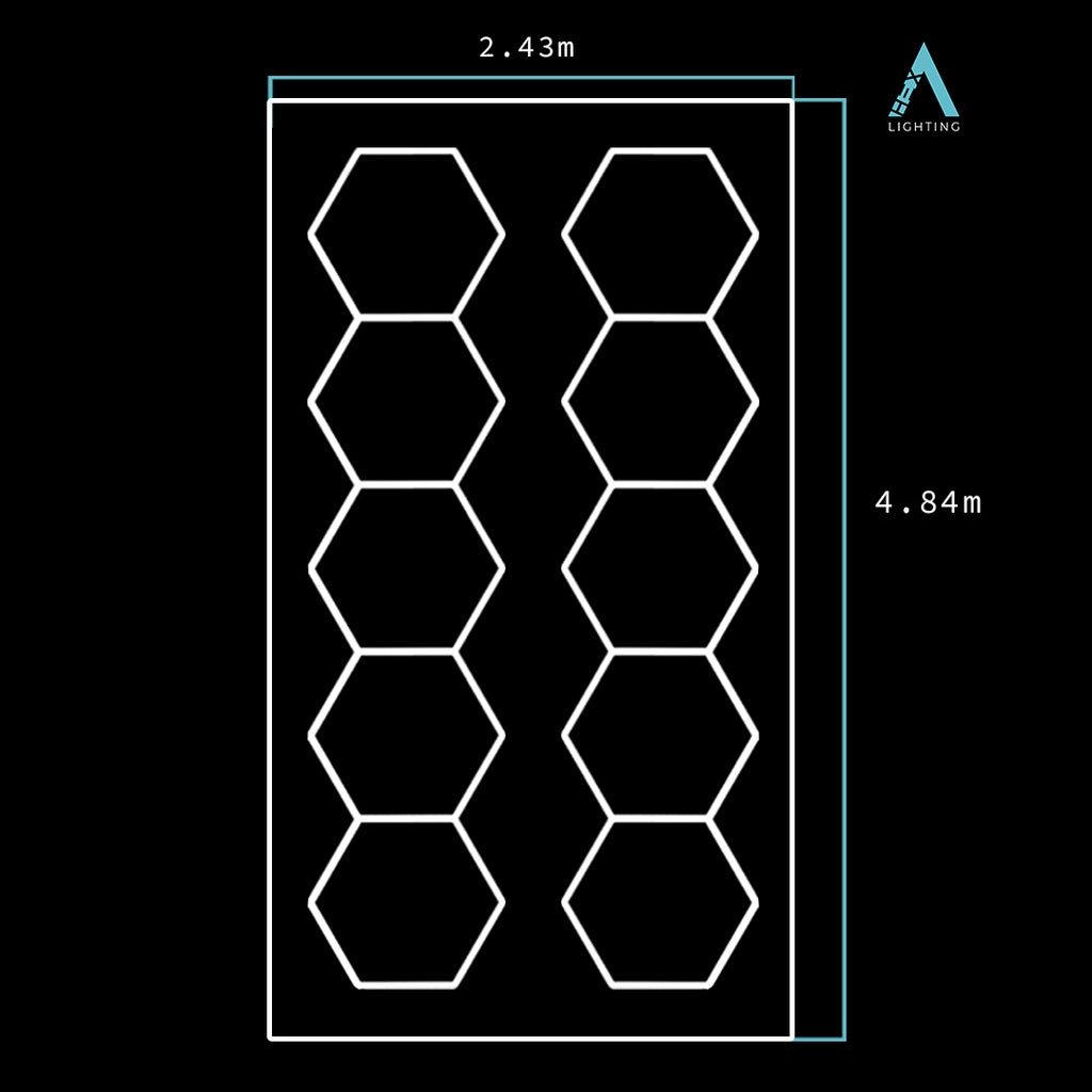 Double Row - HEXA LED Lighting System