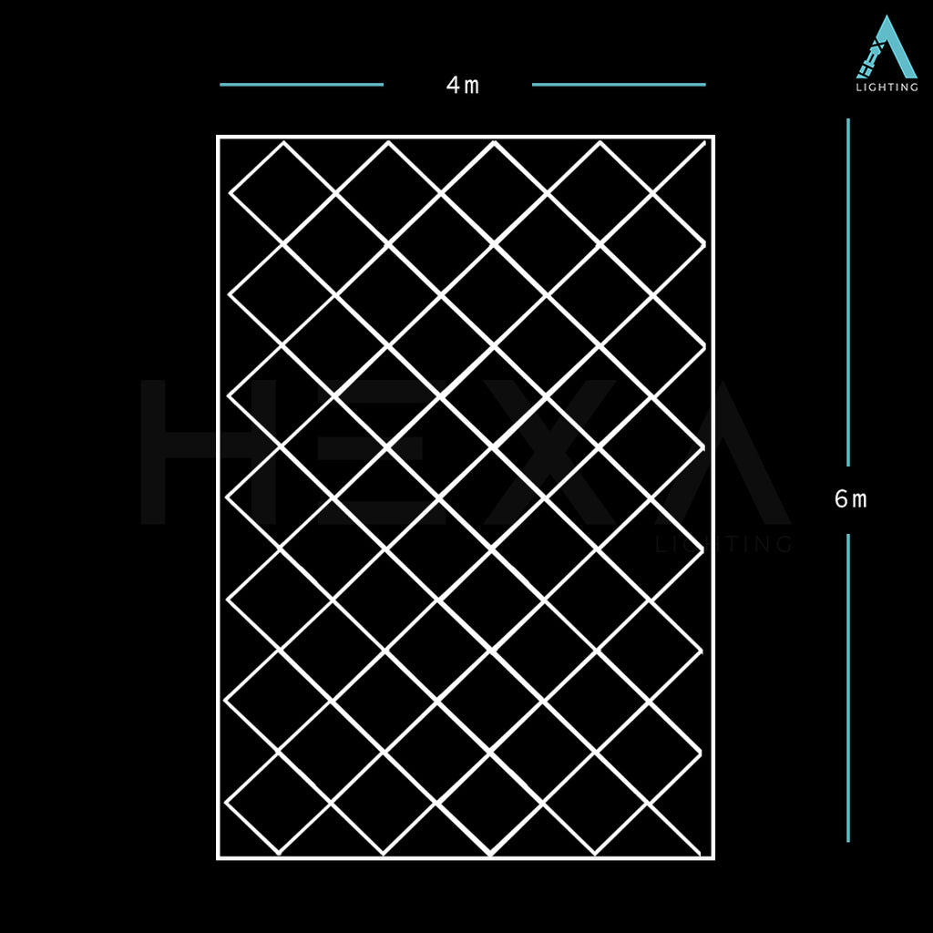 Extended Diamond Grid - LED Lighting System