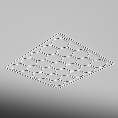 Double Garage Bordered - HEXA LED Lighting System