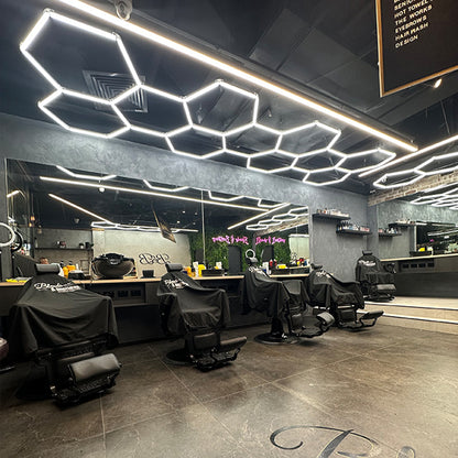 2.1m x 6.5m | Hexagon LED Lighting Fixture
