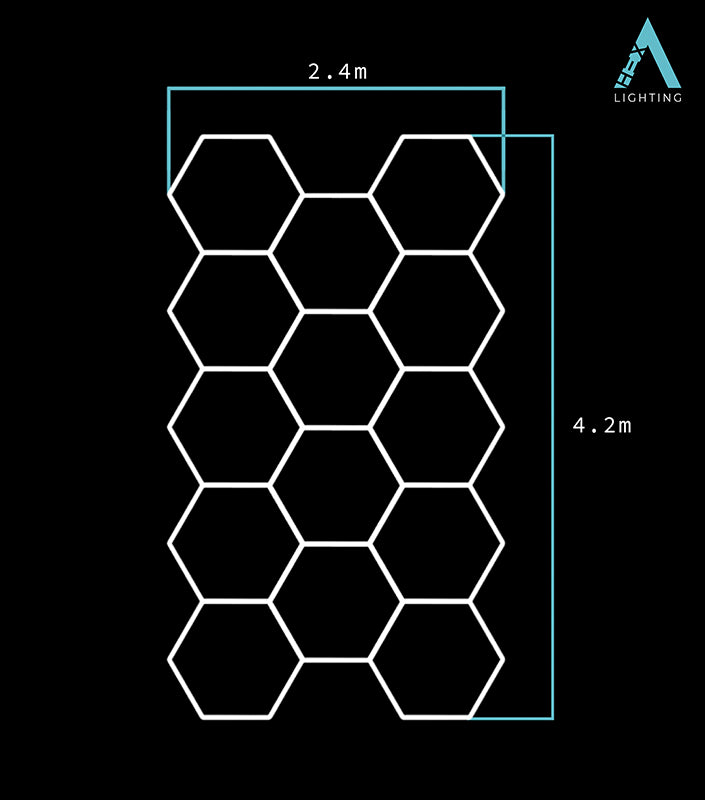 Single Garage Classic - HEXA LED Lighting System