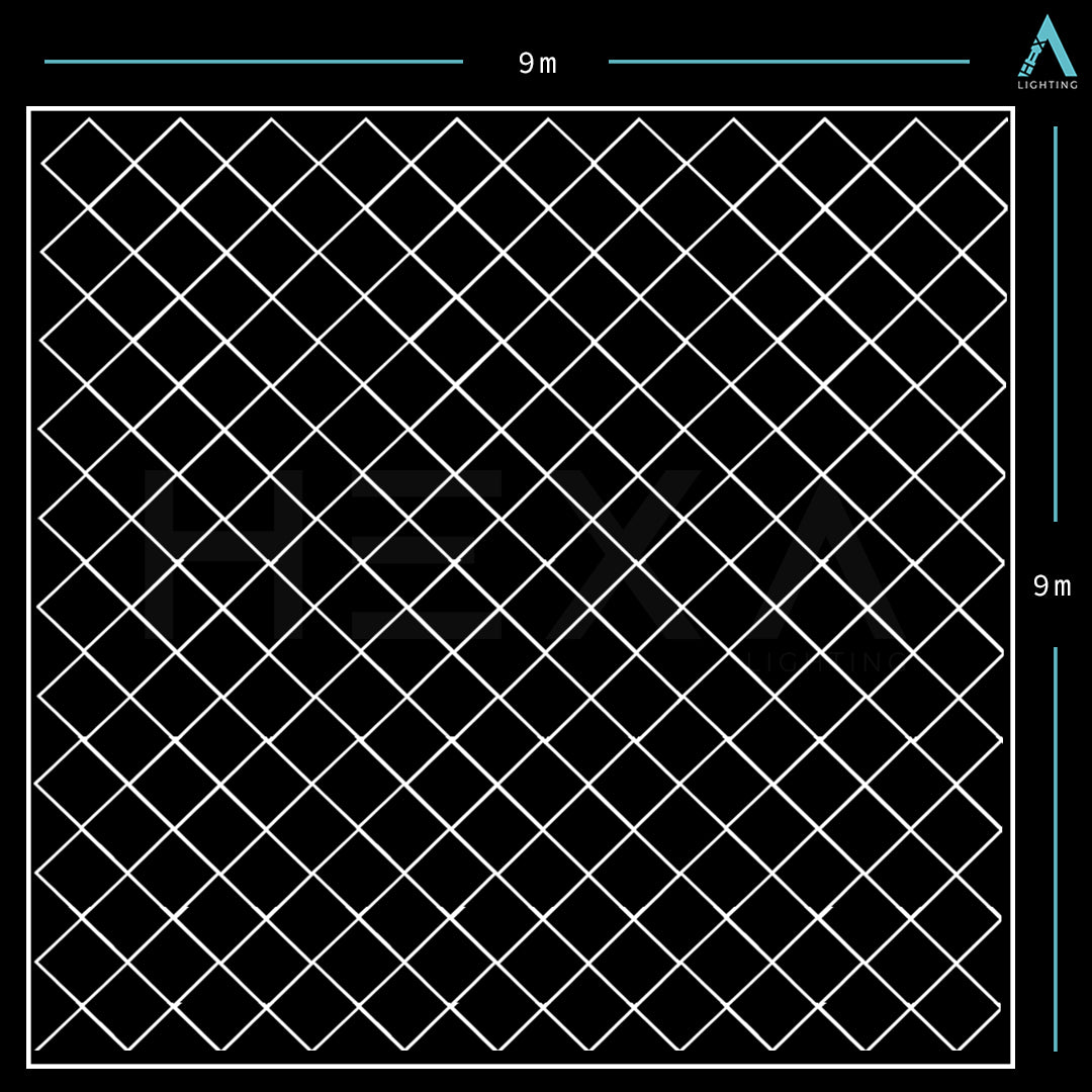 Mega Diamond Grid LED Lighting | HEXA Australia