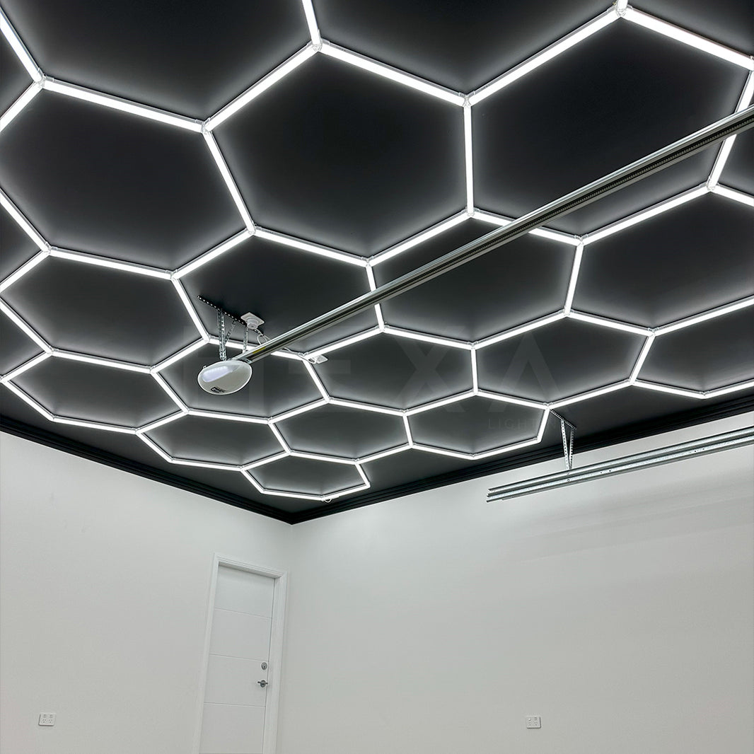 4.9m x 5.6m | Hexagon LED Lighting Fixture