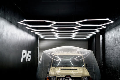 3m x 5.2m | Hexagon LED Lighting Fixture
