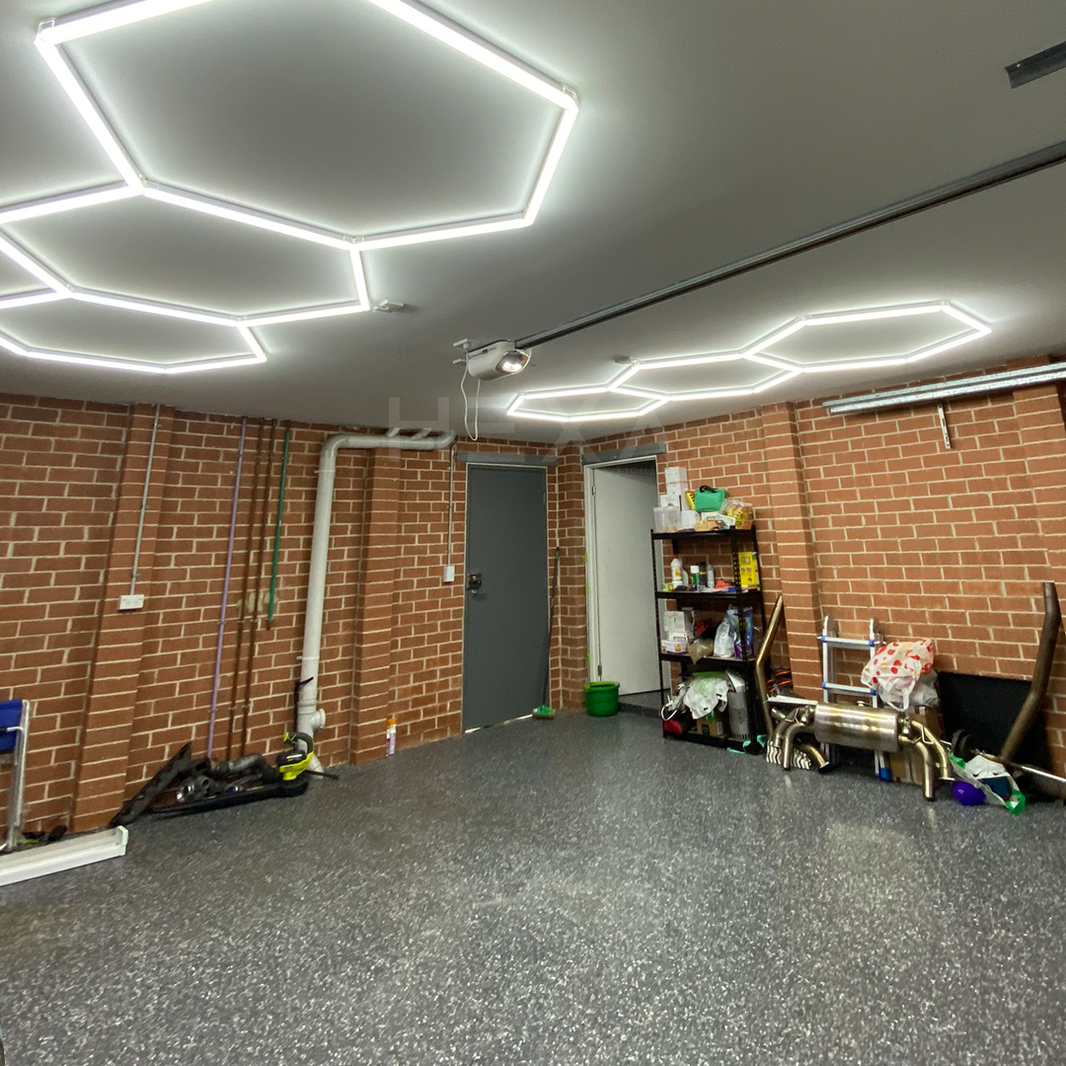 1.2m x 3.1m | Hexagon LED Lighting Fixture