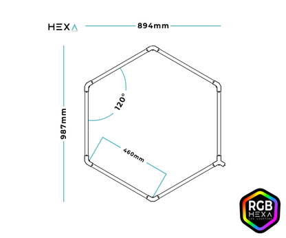 Single RGB - HEXA LED Lighting System