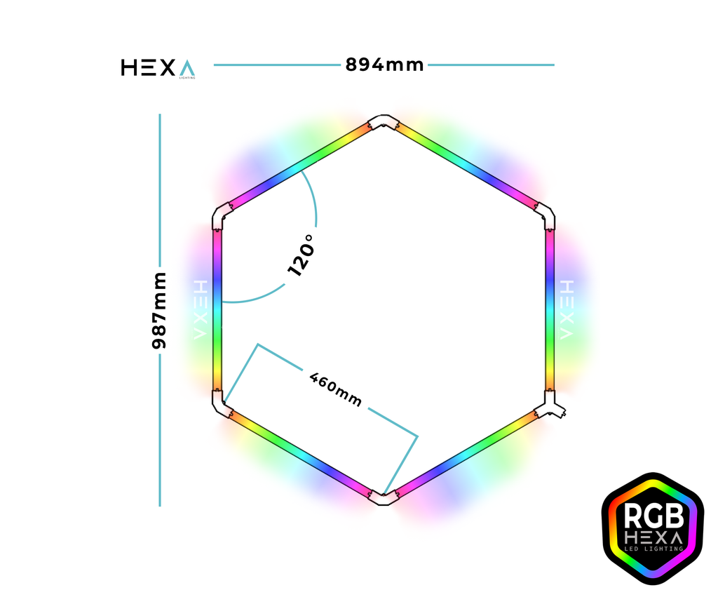 Single RGB - HEXA LED Lighting System