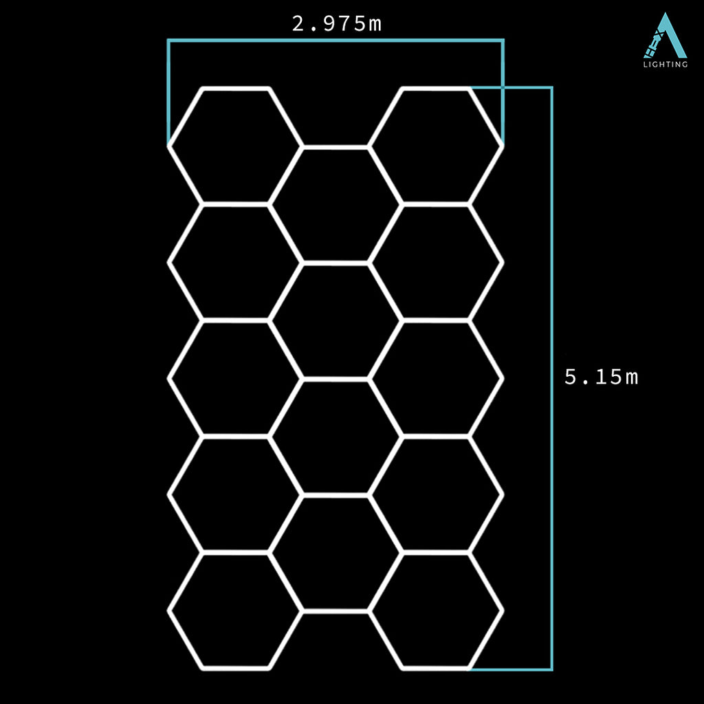 Single Garage - HEXA LED Lighting System