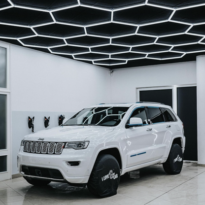 4.9m x 5.6m | Hexagon LED Lighting Fixture